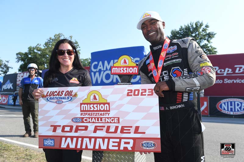 Antron Brown clinches third NHRA Top Fuel championship