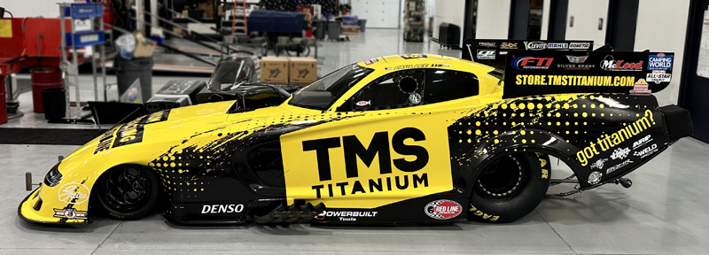 TMS Titanium partners with drag racer Paul Lee at NHRA Carolina Nationals