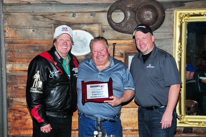 LOUIE FORCE GETS HIS FIRST DRAG RACING TROPHY