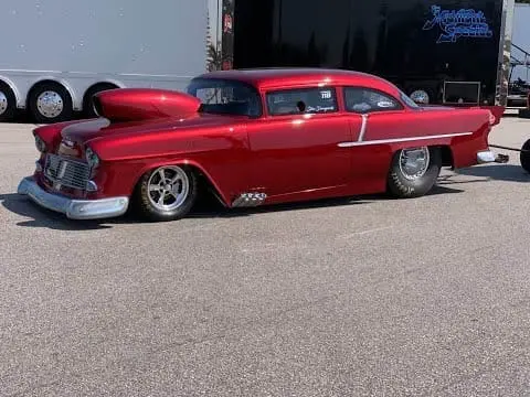 For Sale on QuarterMileClassifieds.com: 1955 Jerry Bickel–Built Bel-Air Race Roller