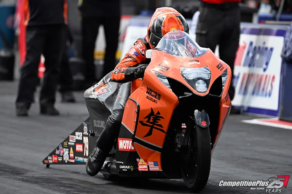 Pro Stock Motorcycle Friday Norwalk Low Gage Herrara