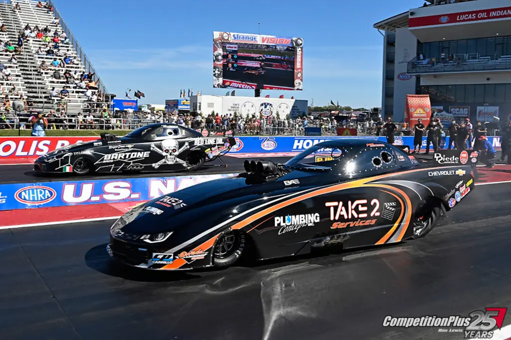 indy winner top alcohol funny car