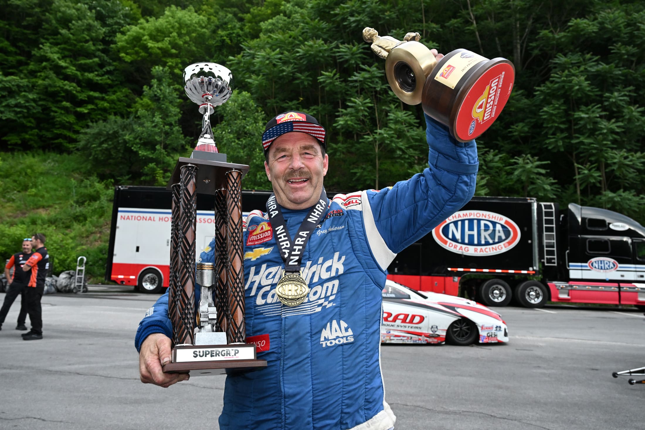 GREG ANDERSON CELEBRATES MILESTONE WIN AT THUNDER VALLEY
