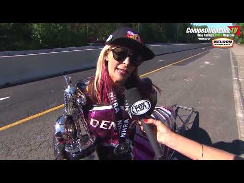 ANGIE SMITH MAKES NHRA HISTORY | ALL FINAL ROUNDS FROM POTOMAC NATIONALS