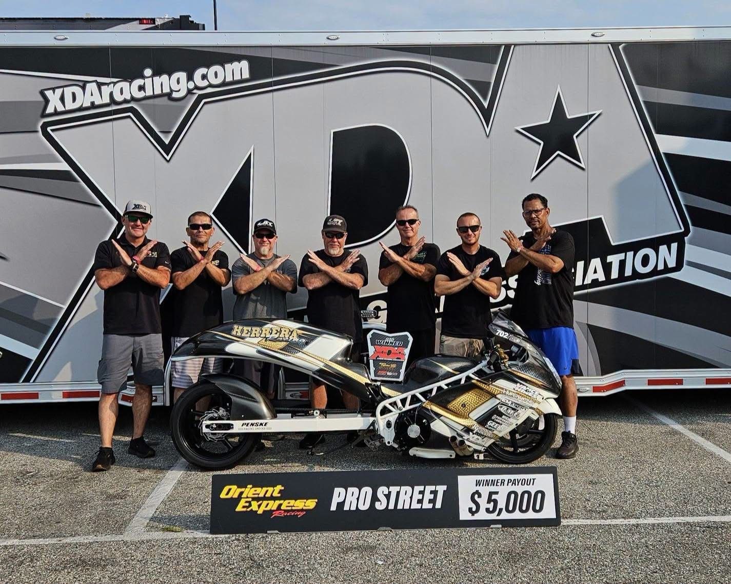 BACK ON FAMILIAR GROUND, GAIGE HERRERA REWRITES XDA PRO STREET MOTORCYCLE RECORD