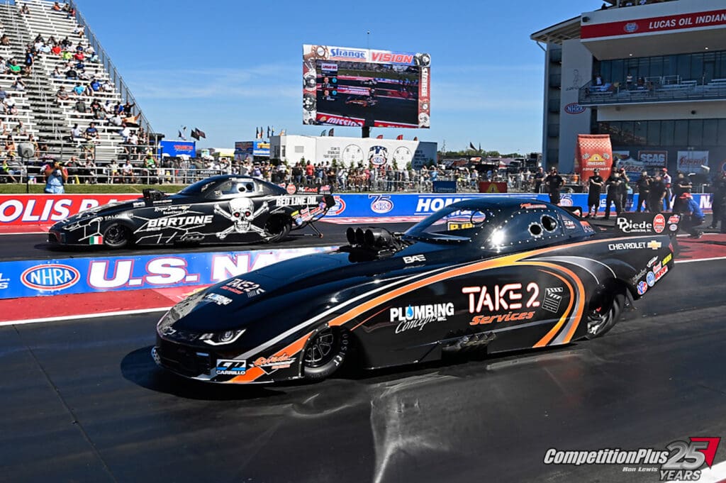 indy winner top alcohol funny car