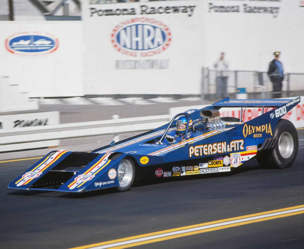 16. herm petersen lotus style top fuel dragster at pomona color rescan copy