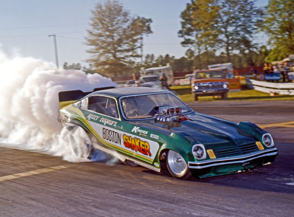 no 5 funny car kosty ivanof boston shaker at gainesville color copy